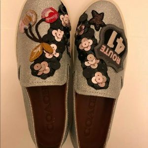 COACH WOMEN'S ROUTE 41 LEATHER SLIP ON